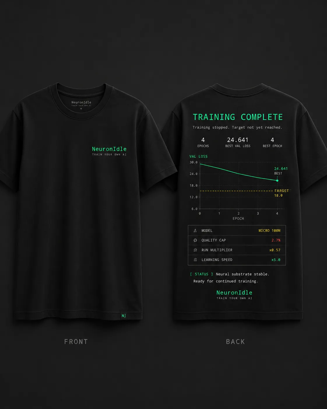 Training Complete tee